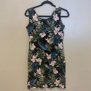 Paradise Found Vintage Women Hawaiian Mini Dress  Tank Floral